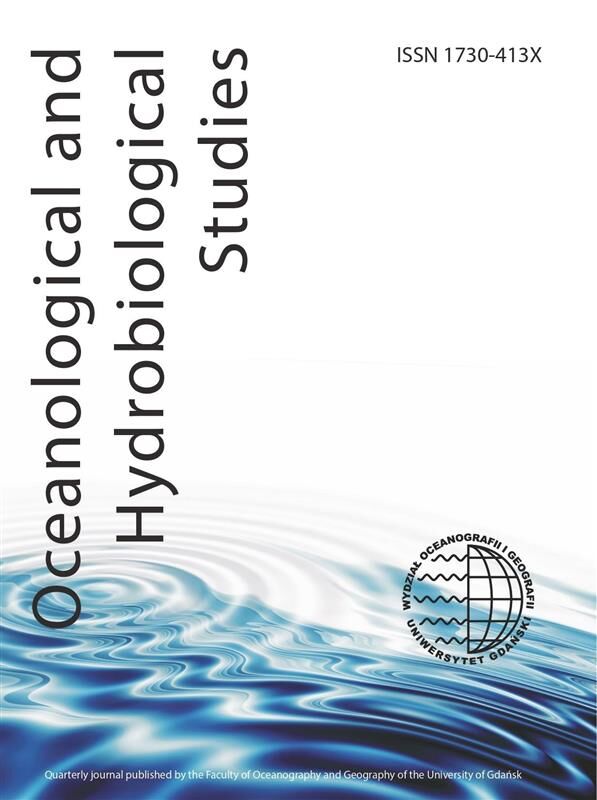 Oceanological and Hydrobiological Studies Kapağı