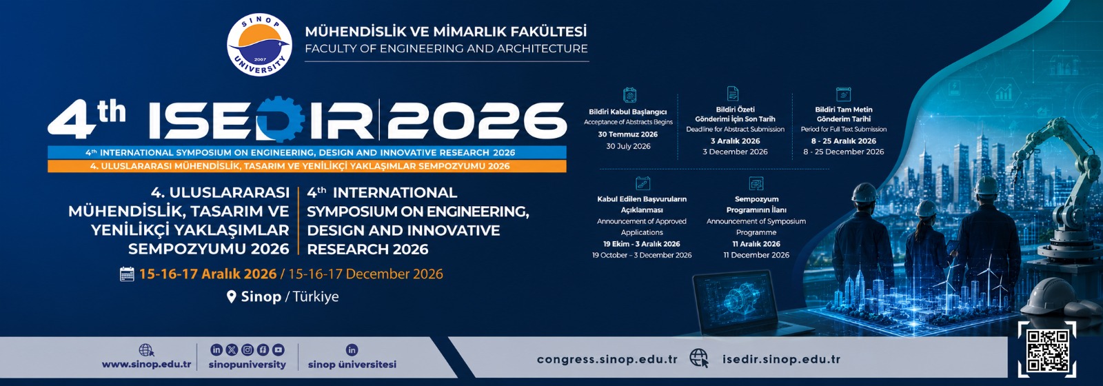 4th International Symposium on Engineering, Design and Innovative Research 2026