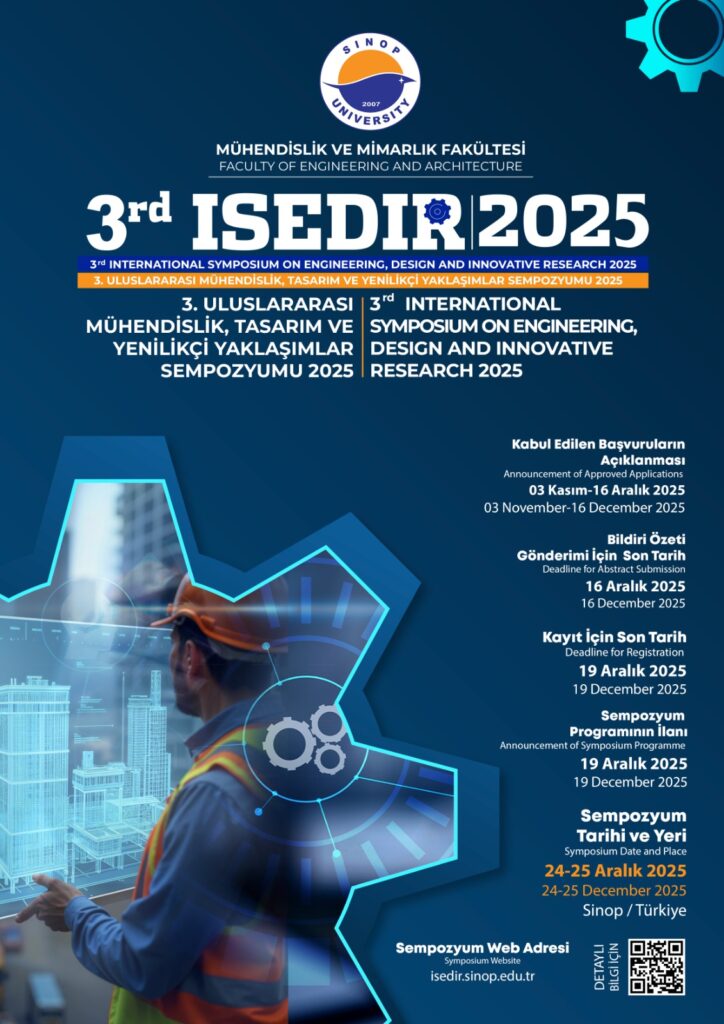 3rd International Symposium on Engineering, Design and Innovative Research