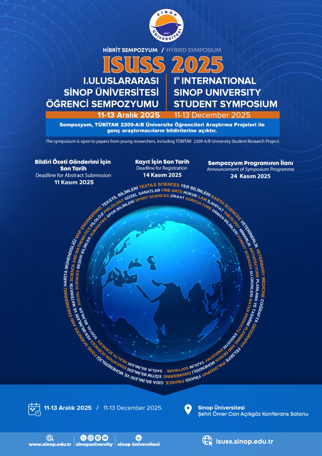 1st INTERNATIONAL SINOP UNIVERSITY STUDENT SYMPOSIUM