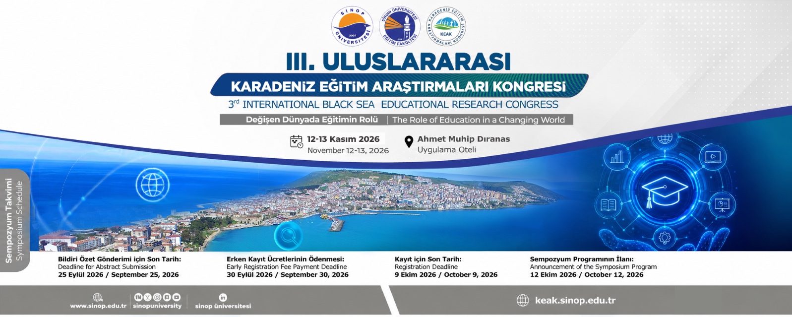 III. Uluslararası Karadeniz Eğitim Araştırmaları Kongresi