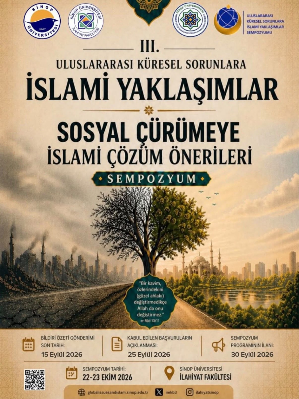 ULUSLARARASI KÜRESEL SORUNLARA İSLAMİ YAKLAŞIMLAR SEMPOZYUMU